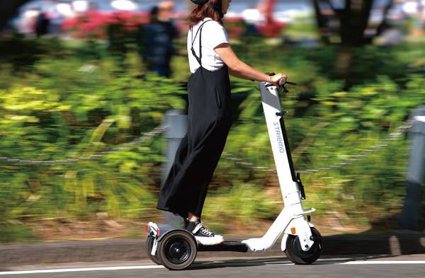 Image of the three-wheeled mobility device "Striemo"