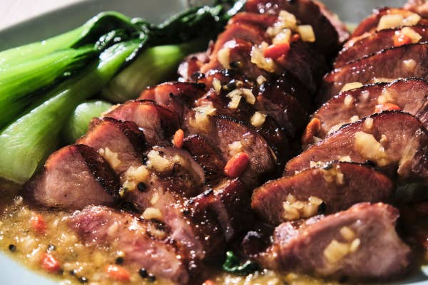 リリコイソースと焼き豚