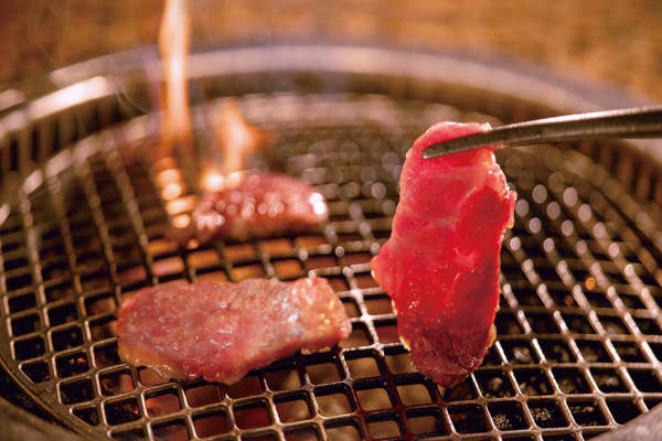 Image of charcoal-grilled yakiniku