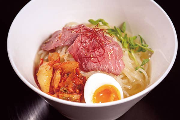 Cold noodles with Ishigaki Beef rump