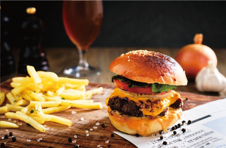 石垣牛ハンバーガー画像