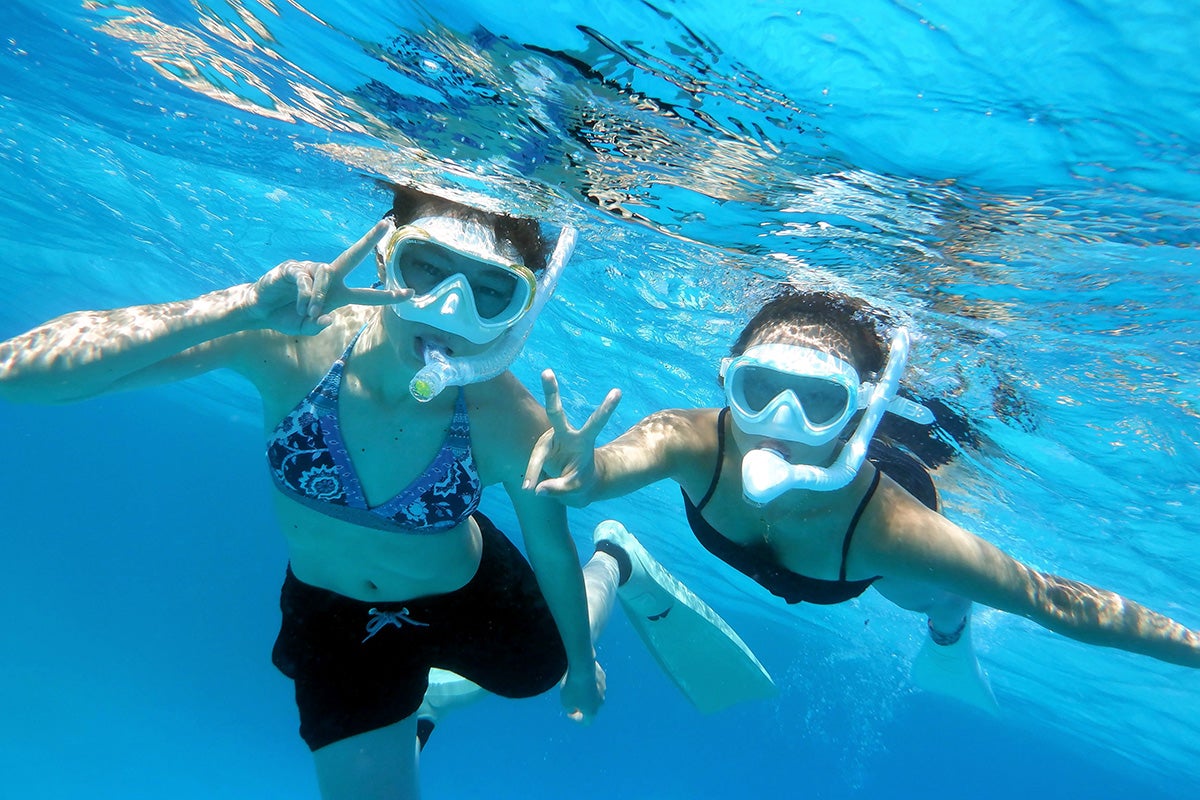 スノーケルポイントへ移動