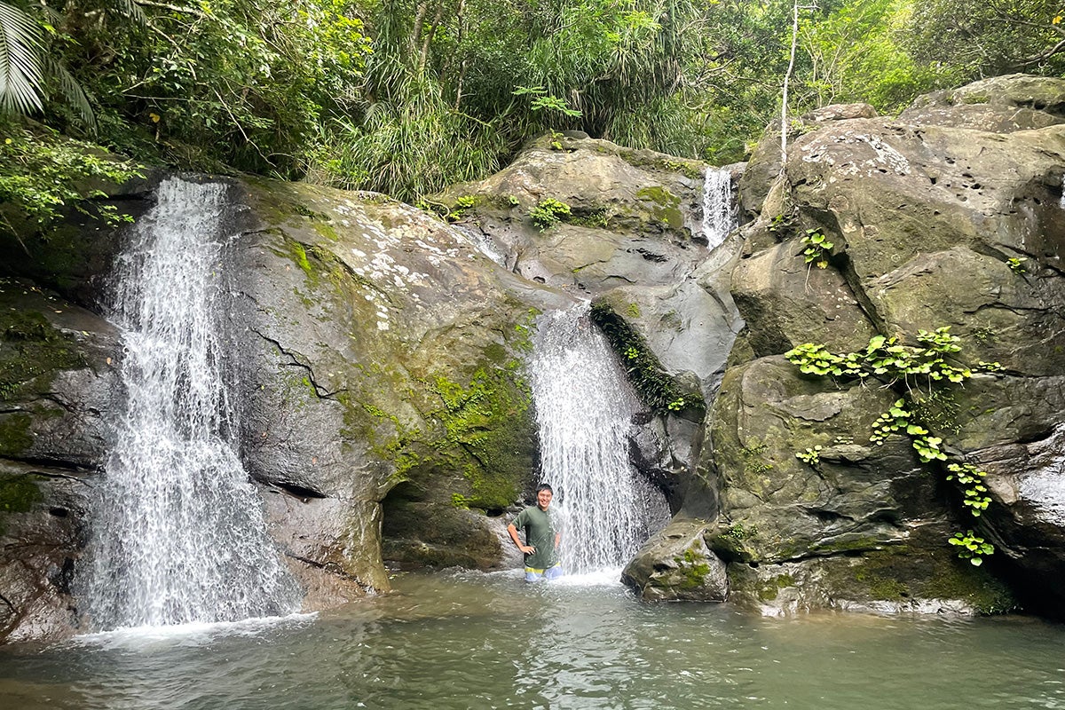 ユツンの滝　滝つぼ