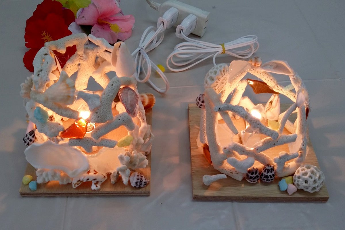 サンゴランプ仕上がりイメージ